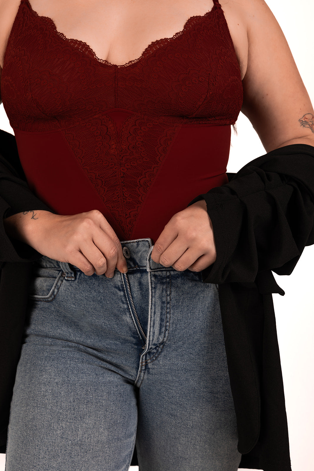 Midnight Lace Shaping Bodysuit