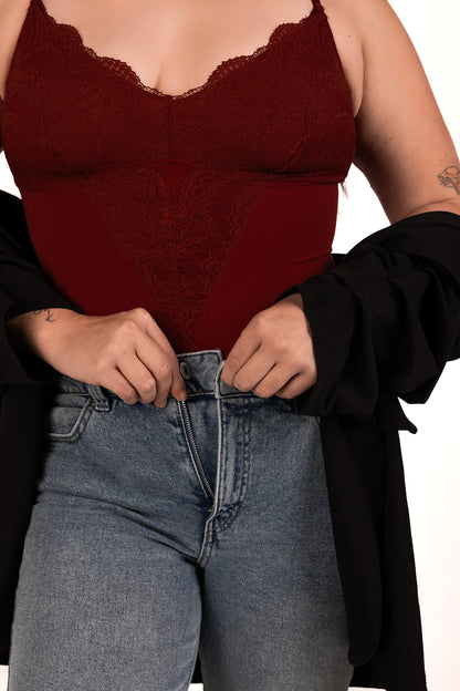 Midnight Lace Shaping Bodysuit